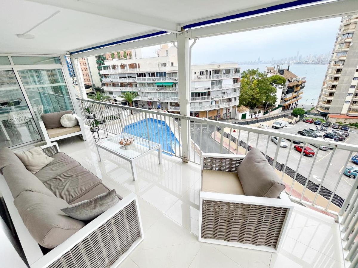 La Perla Benidorm Apartment Seaview & Pool Levante Beach エクステリア 写真
