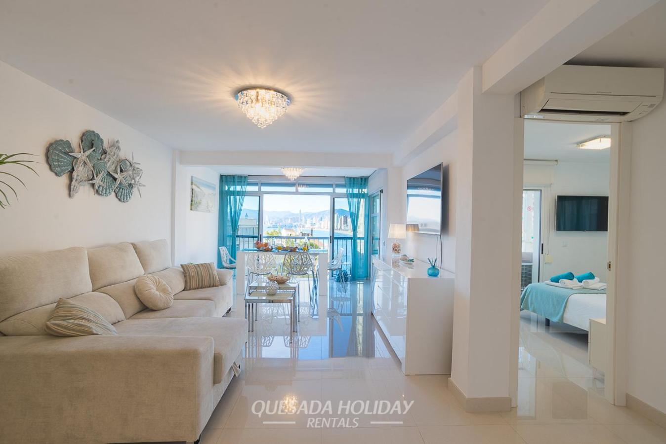 La Perla Benidorm Apartment Seaview & Pool Levante Beach エクステリア 写真