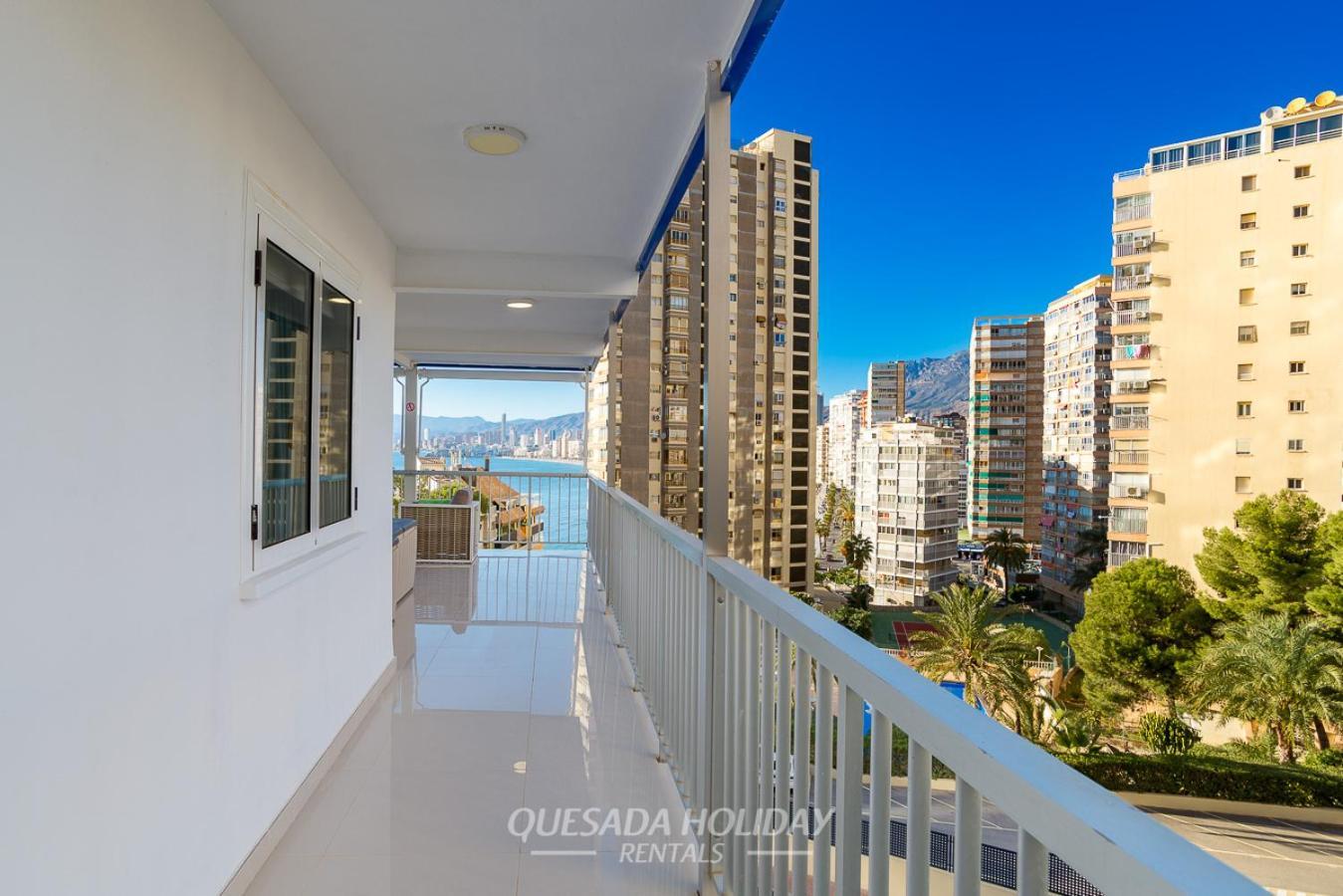 La Perla Benidorm Apartment Seaview & Pool Levante Beach エクステリア 写真