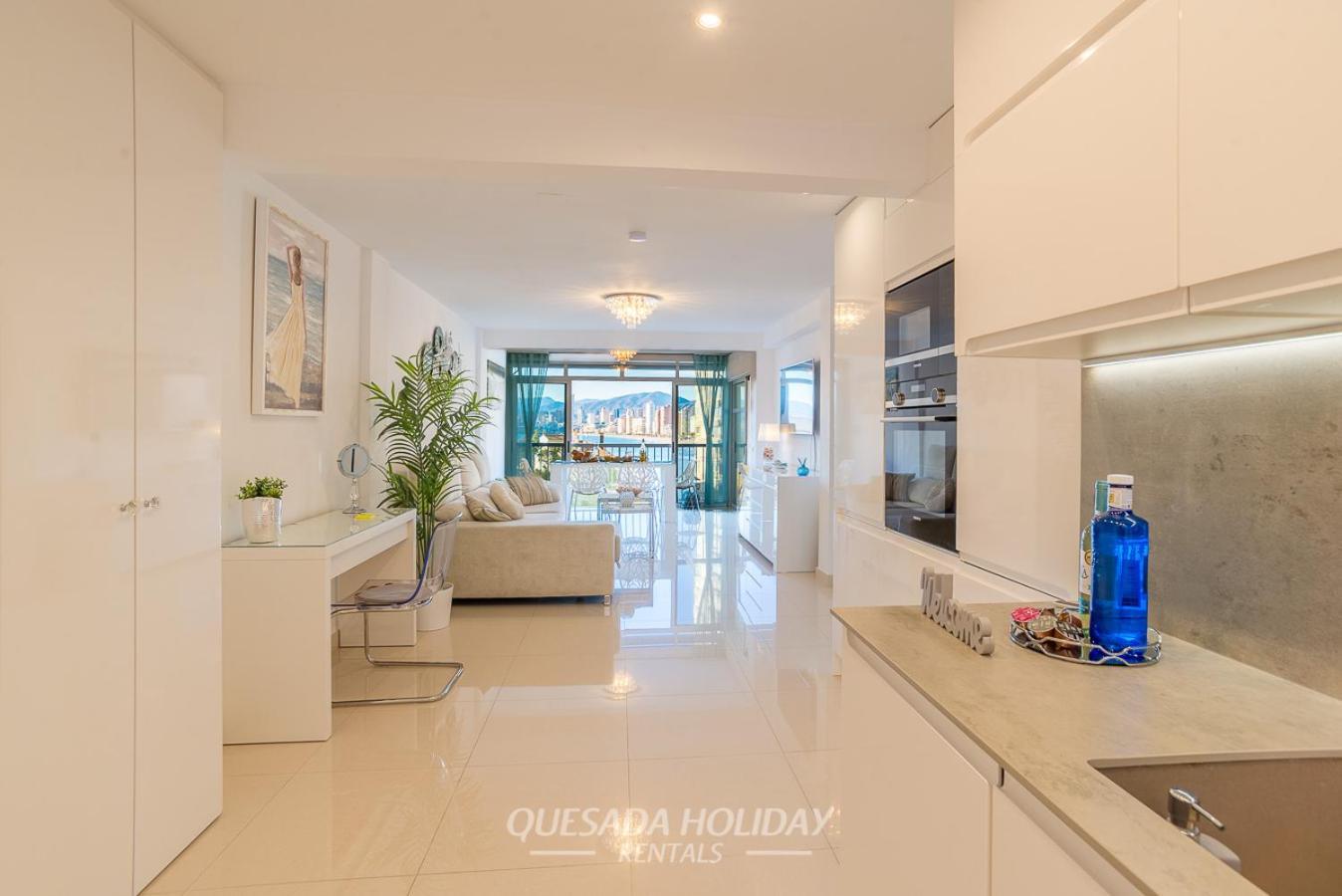 La Perla Benidorm Apartment Seaview & Pool Levante Beach エクステリア 写真