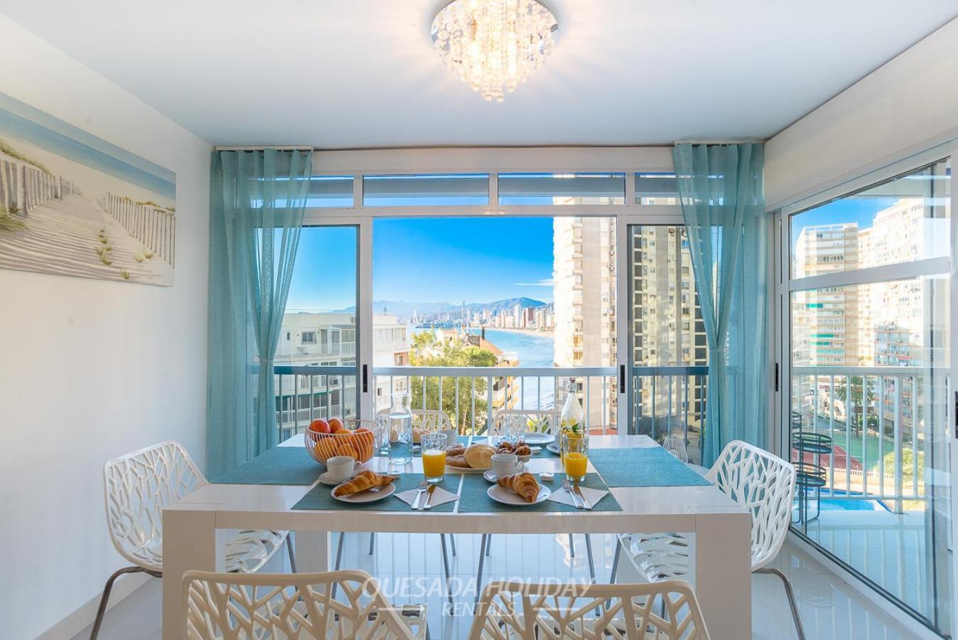La Perla Benidorm Apartment Seaview & Pool Levante Beach エクステリア 写真
